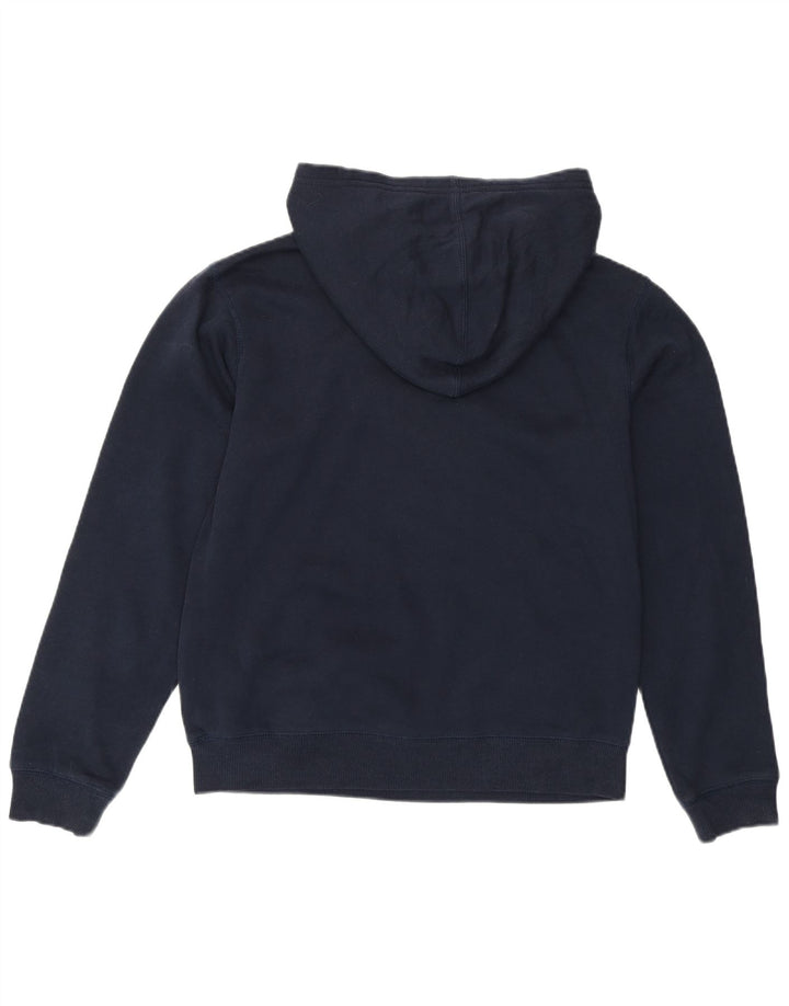 CHAMPION Suéter feminino com capuz gráfico UK 18 XL azul marinho algodão