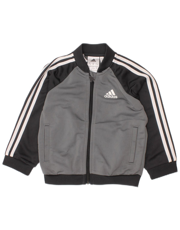 ADIDAS Casaco de treino para bebé menino 12-18 meses cinzento colorblock
