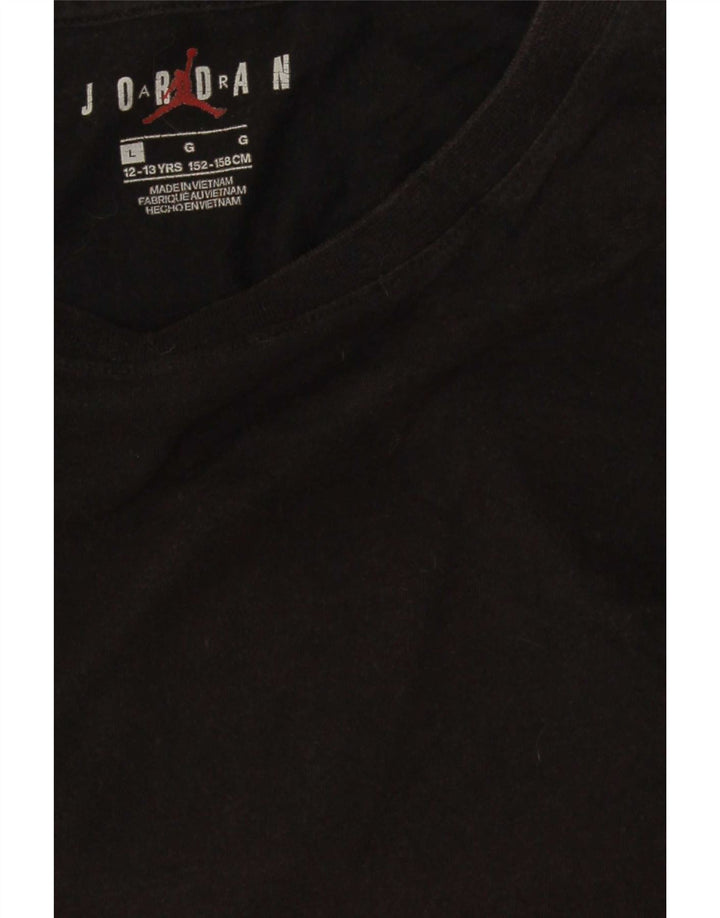 Camiseta Jordan Boys Regular Graphic 12-13 anos grande preta
