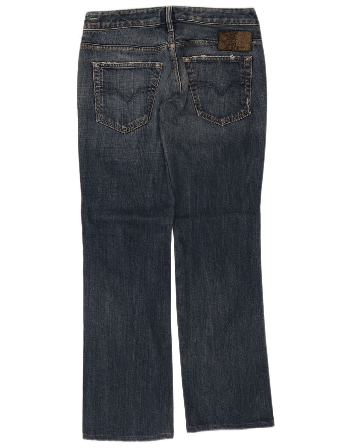 Diesel feminino Ryoth Bootcut jeans W28 L30 azul algodão