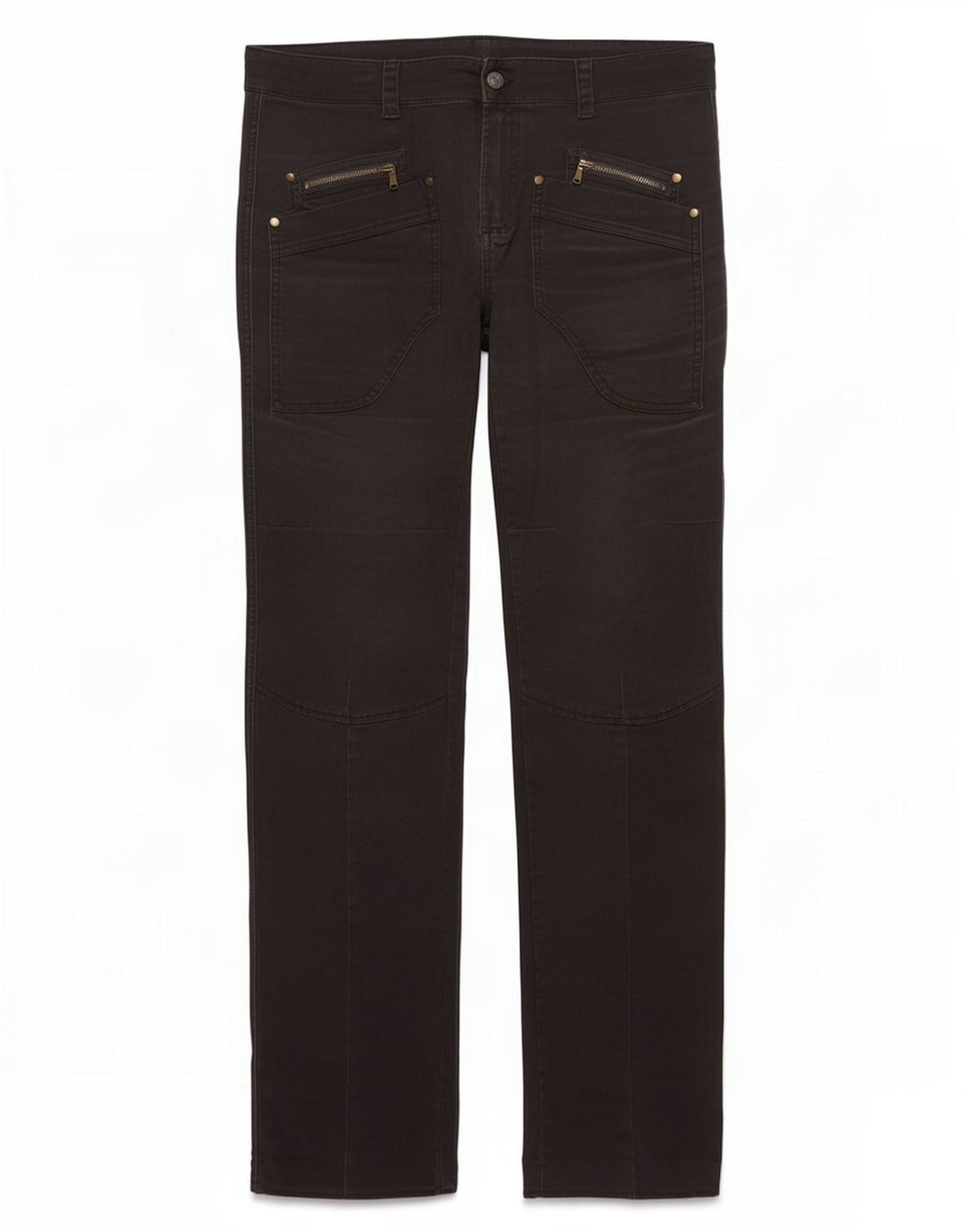 Calça casual reta masculina Benetton W34 L33 cinza