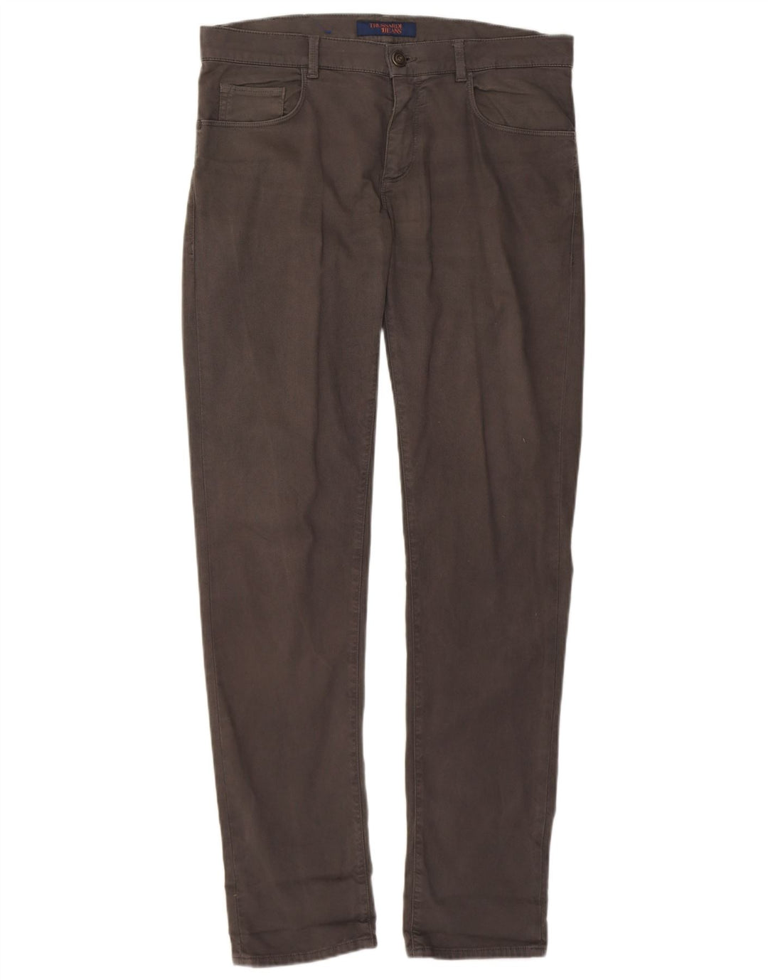 TRUSSARDI Jeans Slim Masculino W33 L33 Algodão Cinza