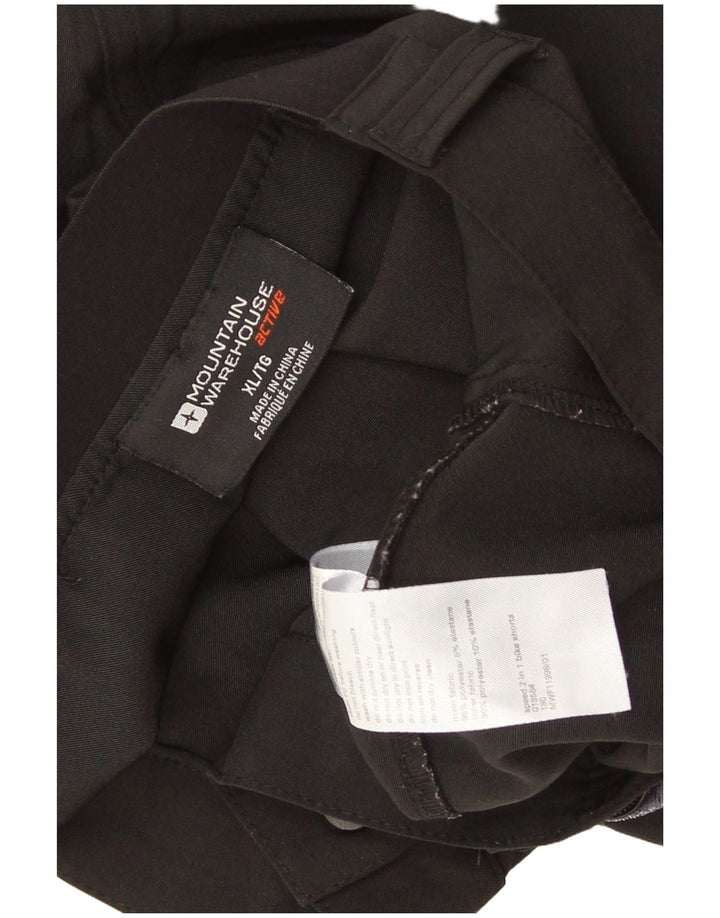 Shorts masculino Mountain Warehouse XL W40 poliéster preto