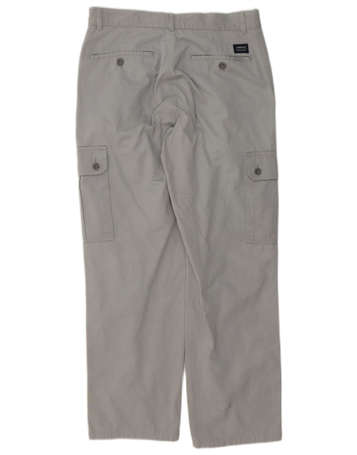 Calça cargo masculina reta KEEGAN IT 48 médio W32 L30 algodão cinza
