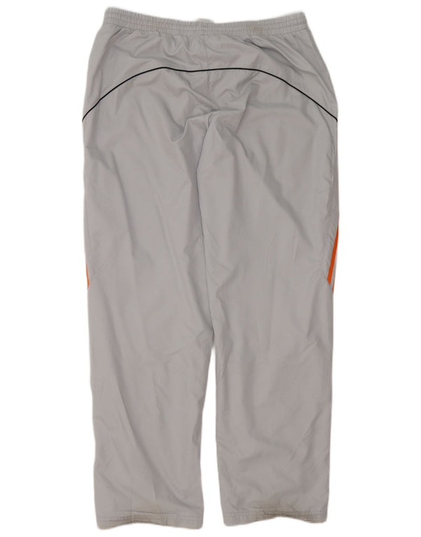 Calça de treino masculina Adidas XL cinza colorblock poliéster