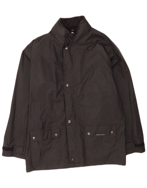 Jaqueta de chuva masculina Tucano Urbano UK 42 XL preto nylon