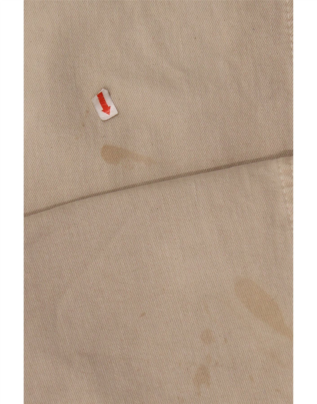 ZARA Jeans feminino The Marine cintura alta com perna larga EU 34 2XS W24 L29 bege