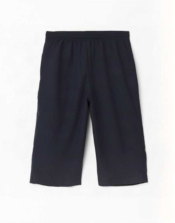 Adidas Womens Bermuda Sport Shorts UK 12 Médio Azul Marinho Poliéster