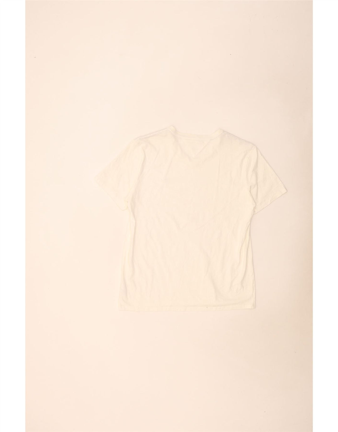 Tommy Hilfiger Camiseta masculina grande de algodão branco