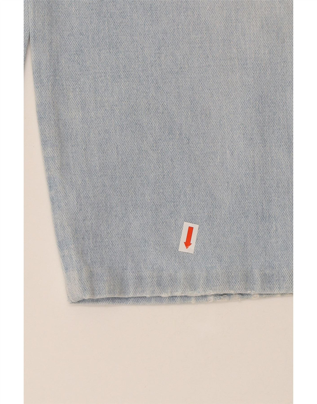 Calça jeans feminina VINTAGE cintura alta cônica W26 L26 azul