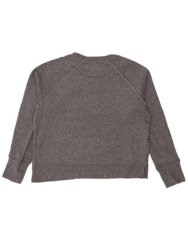 Jumper de moletom feminino CALVIN KLEIN UK 14 cinza médio