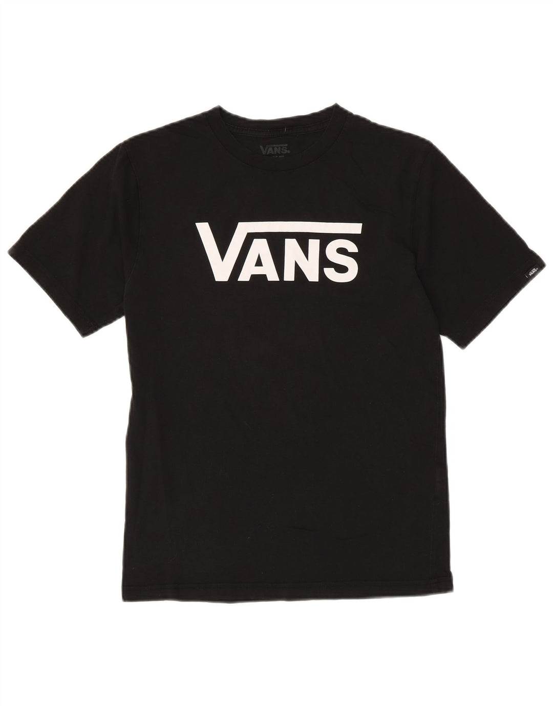 Camiseta feminina VANS Classic Fit Graphic UK 14 grande algodão preto