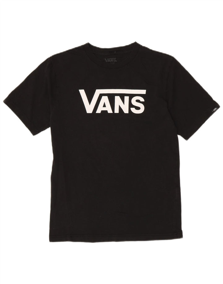 Camiseta feminina VANS Classic Fit Graphic UK 14 grande algodão preto