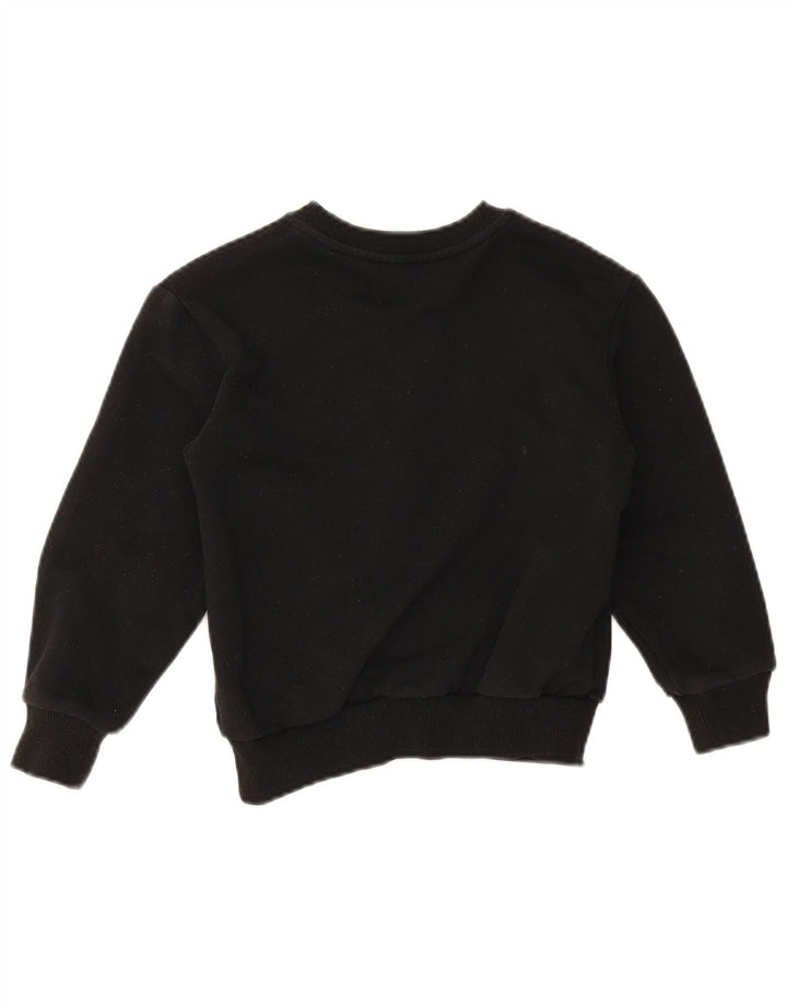 Diesel Meninos Moletom Gráfico Jumper 7-8 Anos Algodão Preto