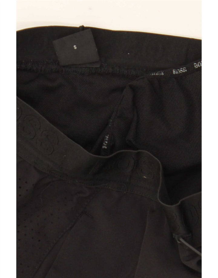 Hugo Boss Mens Sport Shorts Pequeno Poliéster Preto