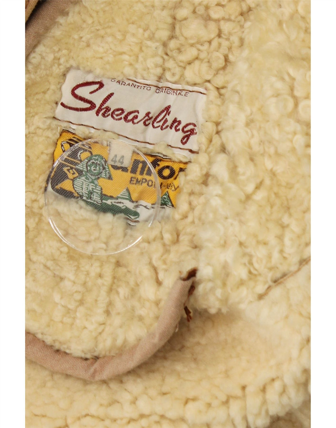 Jaqueta Shearling Feminina Anfor IT 44 Shearling Marrom Médio