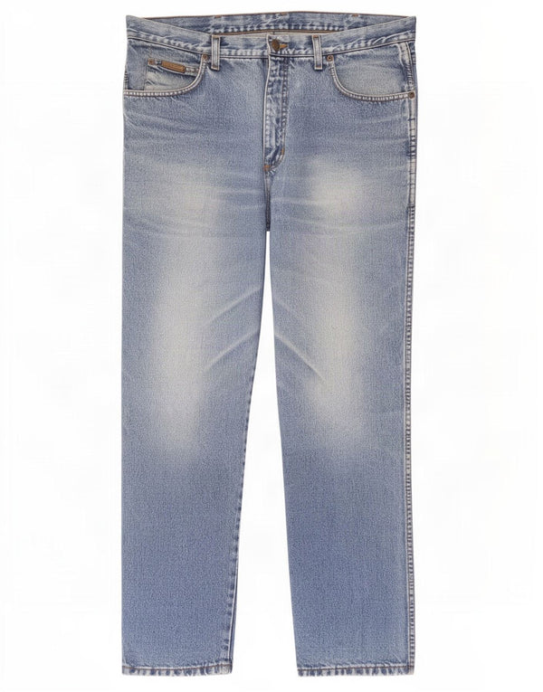 Wrangler Masculino Ohio Straight Jeans W36 L32 Azul Algodão