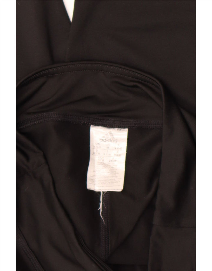 Adidas Womens Climalite Capri Leggings UK 12/14 Médio Preto Poliéster
