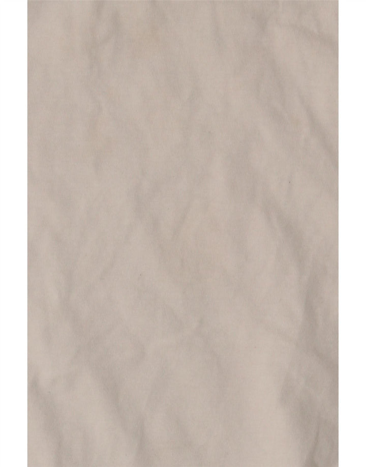 Top gráfico masculino ELLESSE manga comprida médio branco algodão colorblock