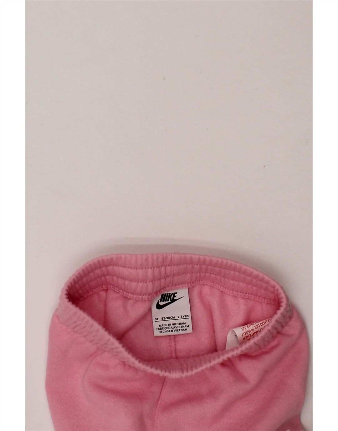 NIKE Girls Tracksuit Trousers Joggers 2-3 Years Pink Cotton Vintage Nike and Second-Hand Nike from Messina Hembry 