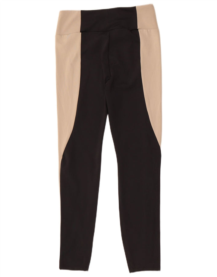 Leggings femininas Umbro UK 12 poliéster colorblock preto médio
