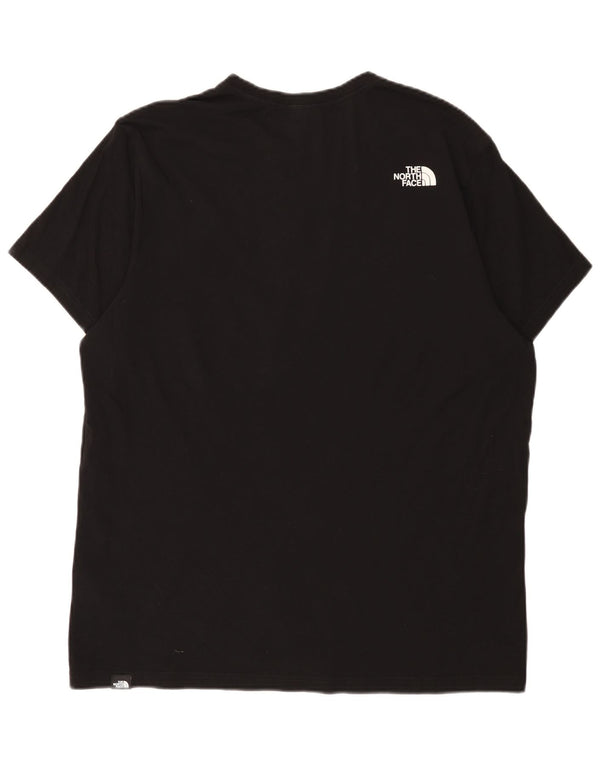 Camiseta gráfica masculina The North Face Top XL algodão preto