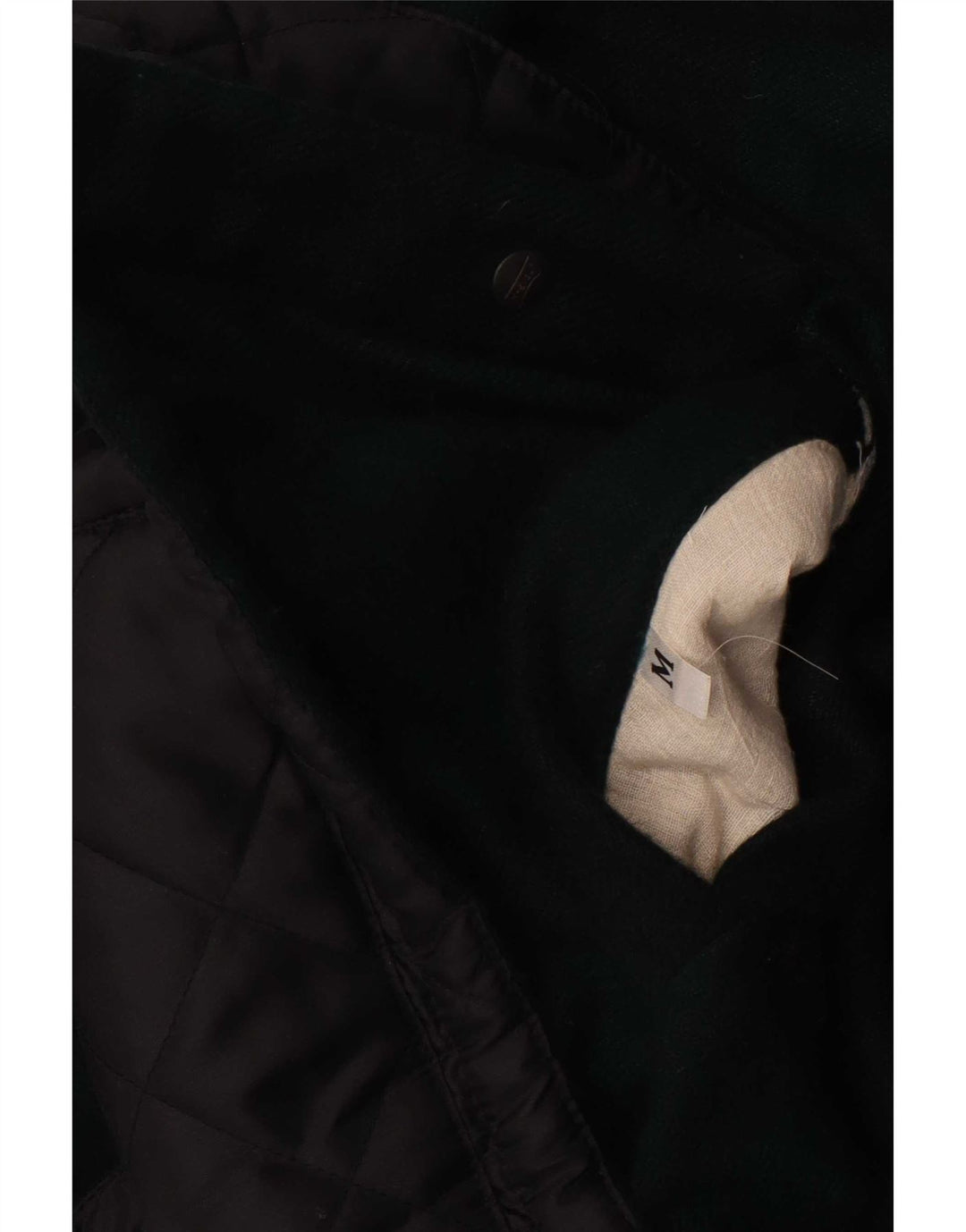 Colete acolchoado masculino vintage UK 38 médio preto