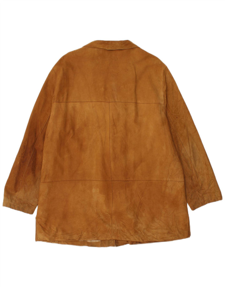 Jaqueta feminina de camurça CONBIPEL IT 50 XL couro marrom