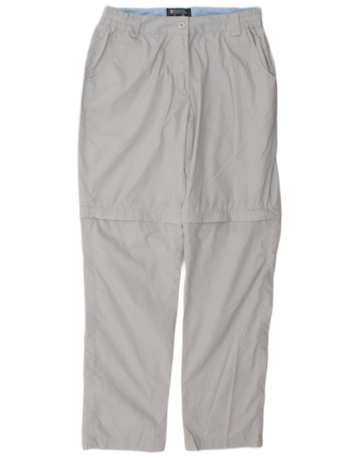 Mountain Warehouse Womens Chino Calças Reino Unido 8 Pequeno W27 L30 Cinza Poliéster