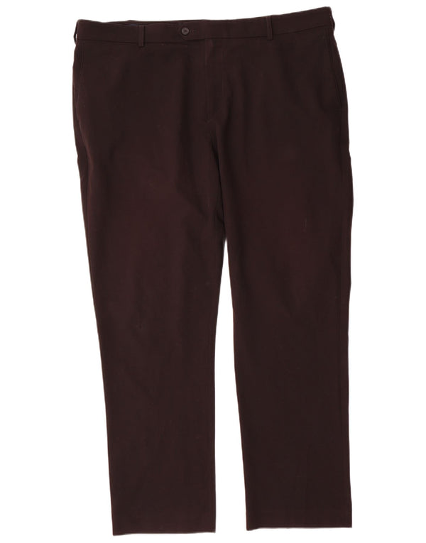 Calça Chino Masculina Farah Classic Fit W42 L31 Poliéster Preto