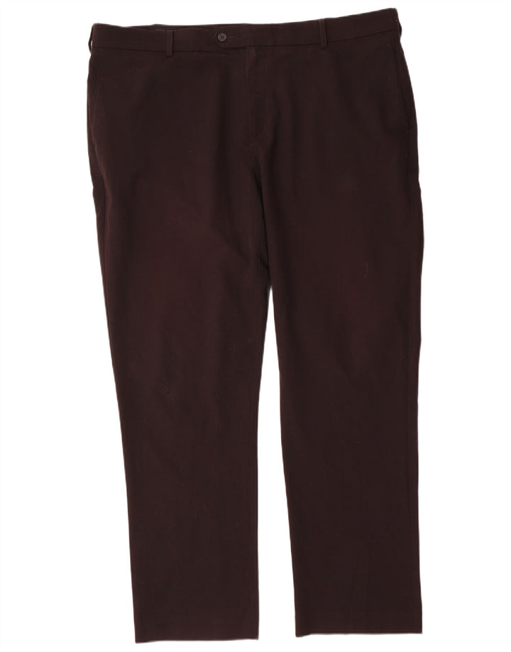 Calça Chino Masculina Farah Classic Fit W42 L31 Poliéster Preto