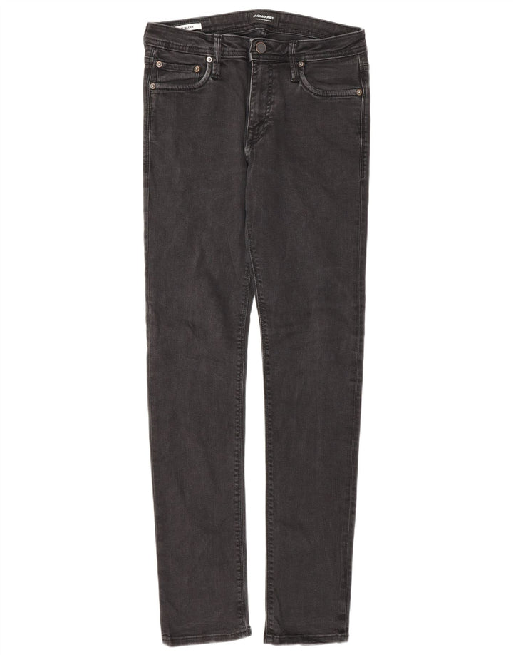 Jack & Jones Masculino GLENN Slim Jeans W28 L32 Preto