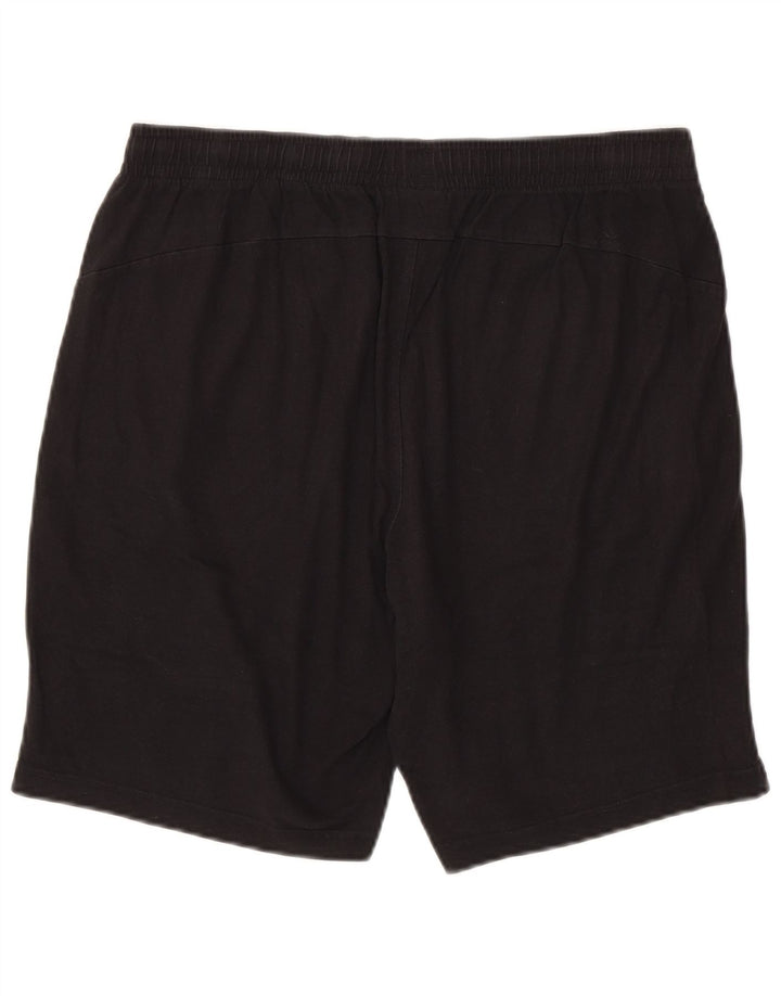 Shorts esportivos gráficos masculinos Puma grandes pretos