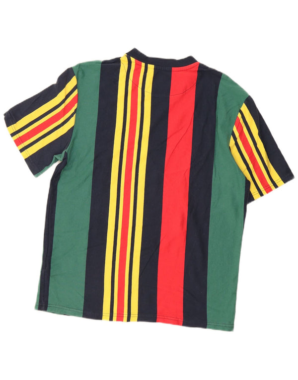 Karl Kani Mens Graphic T-Shirt Top XS Multicoloured Striped Cotton