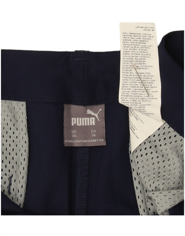 Puma Mens Chino Shorts W36 Grande Poliéster Azul Marinho