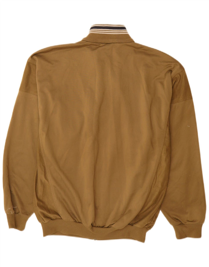 Adidas Mens Tracksuit Top Jacket UK 40/42 Medium Khaki Poliéster