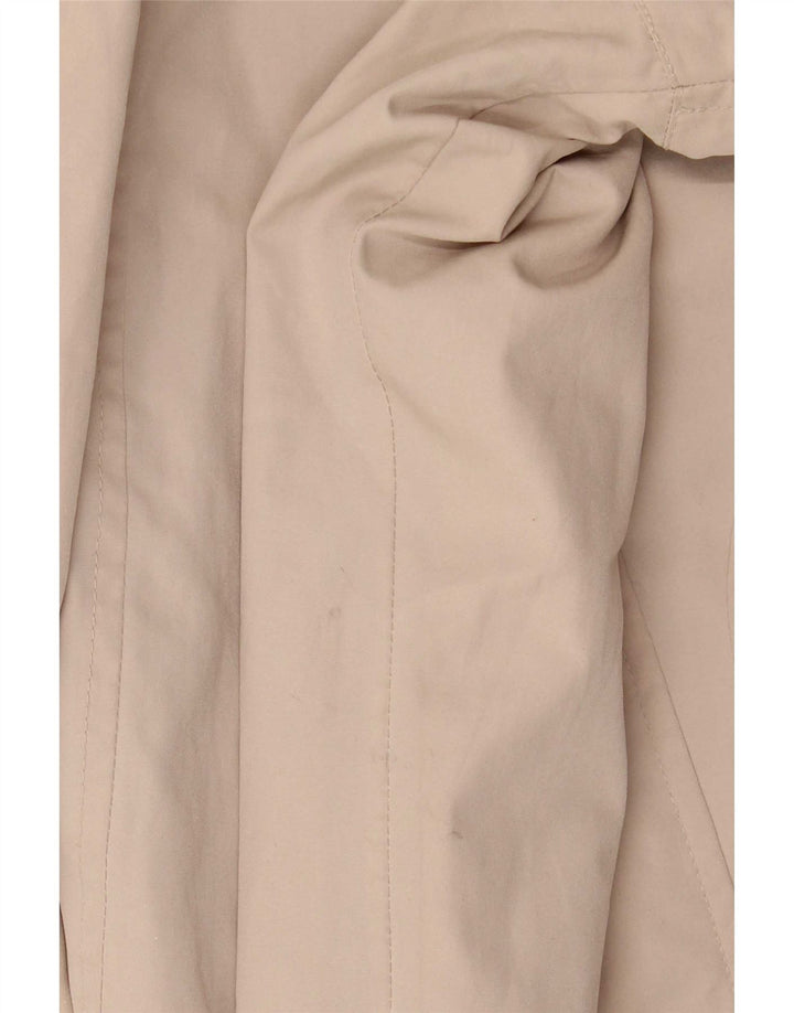 Capa de chuva masculina Armani Jeans com capuz IT 52 XL poliéster bege