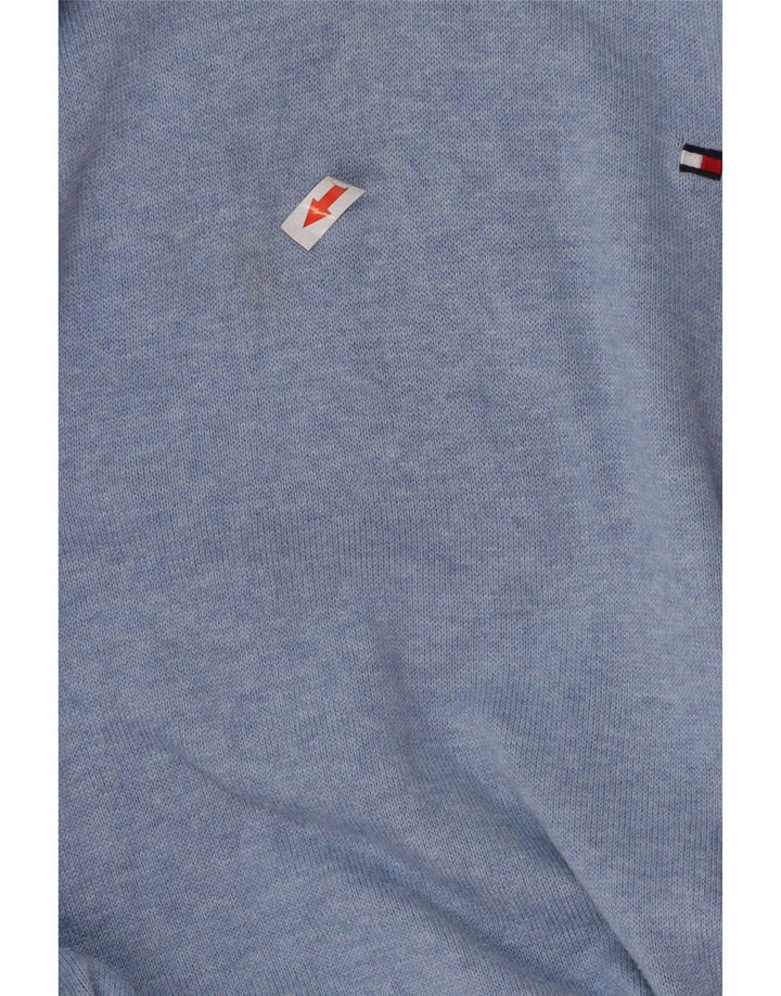 Suéter masculino Tommy Hilfiger com decote em V 2XL azul