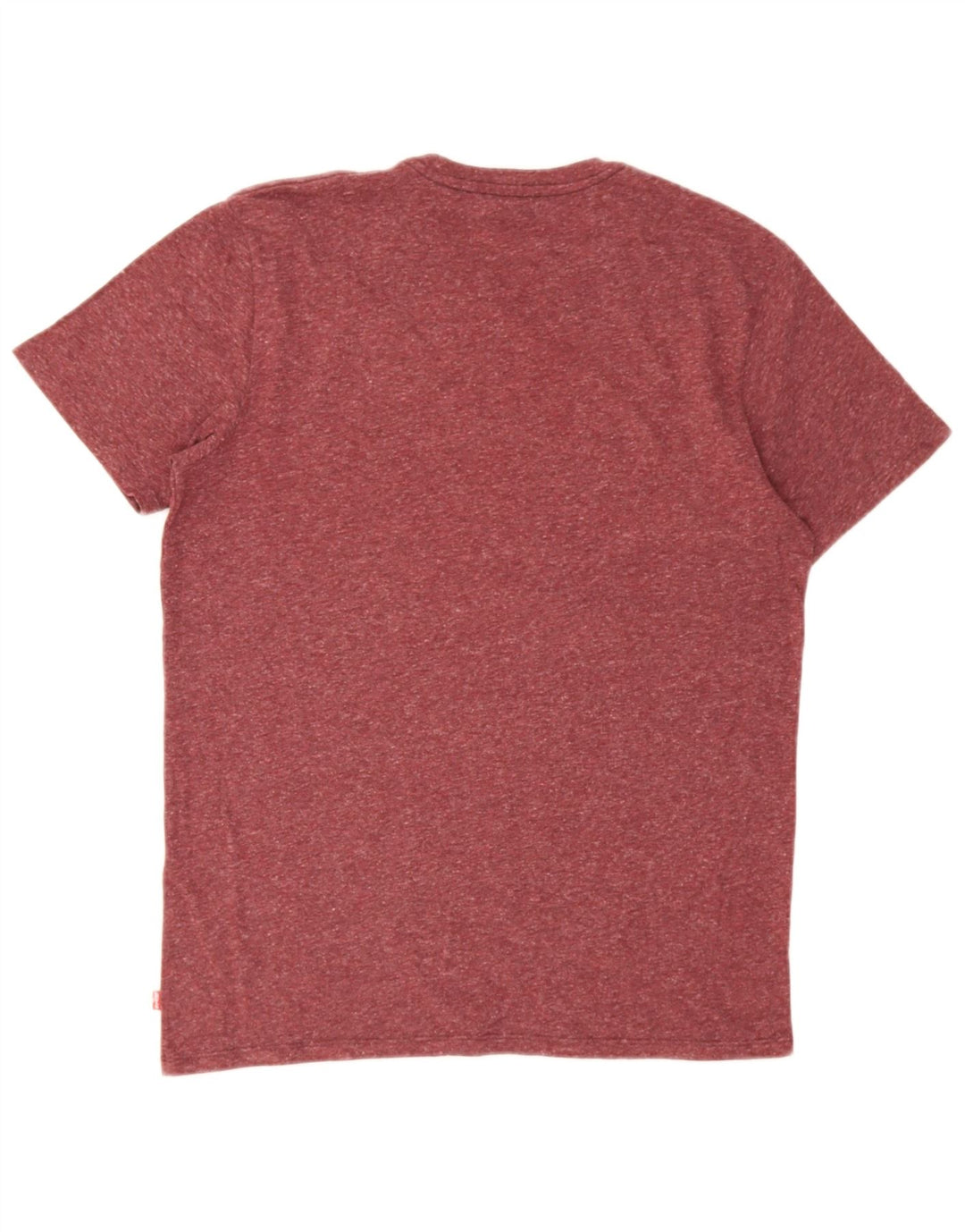 Camiseta gráfica masculina Levi's Top médio Borgonha manchado