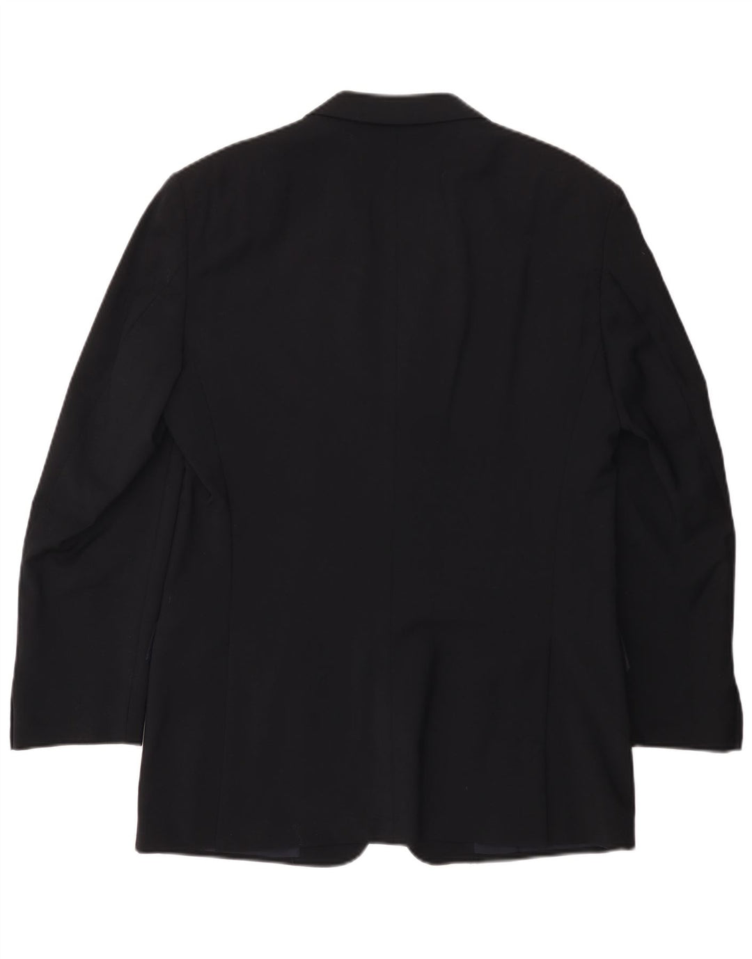 Jaqueta Blazer Masculina Valentino com 3 Botões IT 50 Grande Lã Azul Marinho