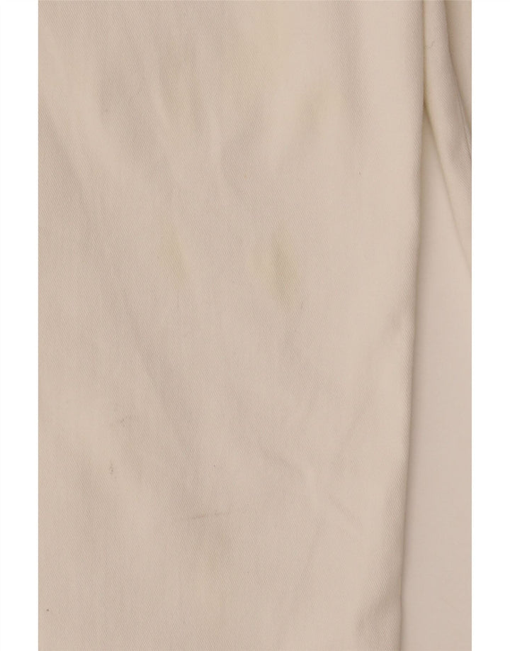 ENERGIE Mens Straight Chino Trousers W38 L30 Off White Cotton Vintage Energie and Second-Hand Energie from Messina Hembry 