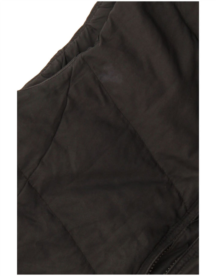 Columbia Womens Oversized acolchoado Gilet UK 10 pequeno poliéster preto