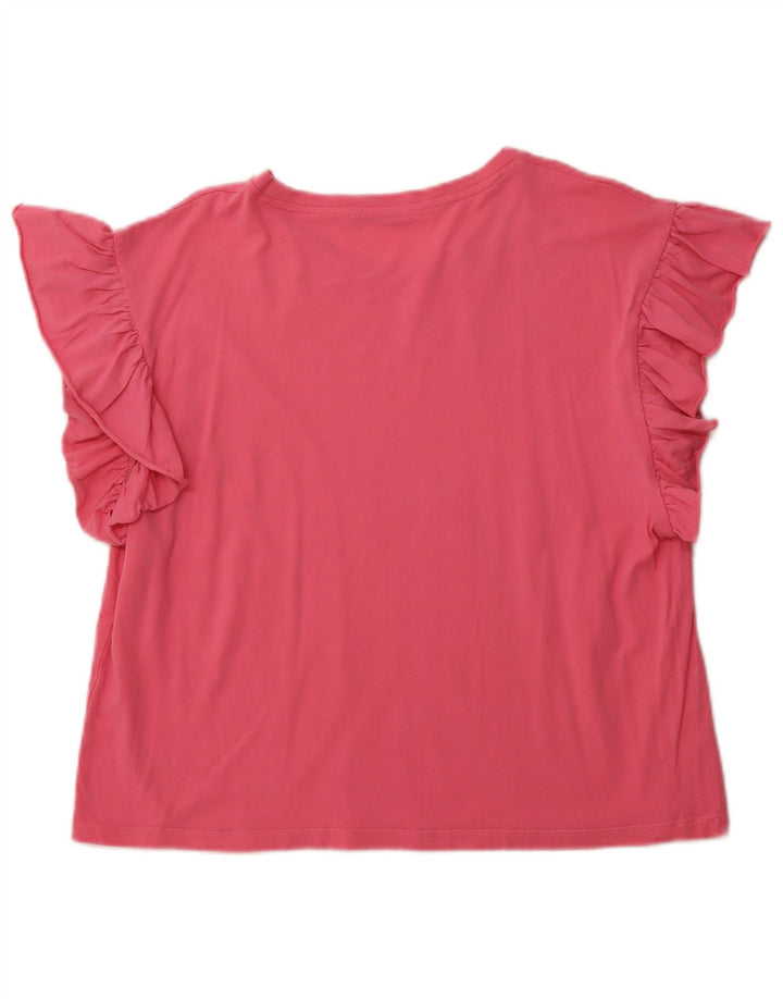 Blusa feminina ZARA UK 16 grande rosa