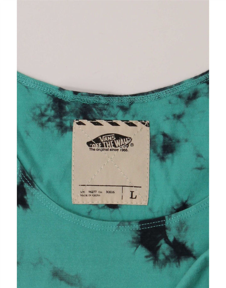 Vans Masculino Colete Top Grande Cinza Tie Dye