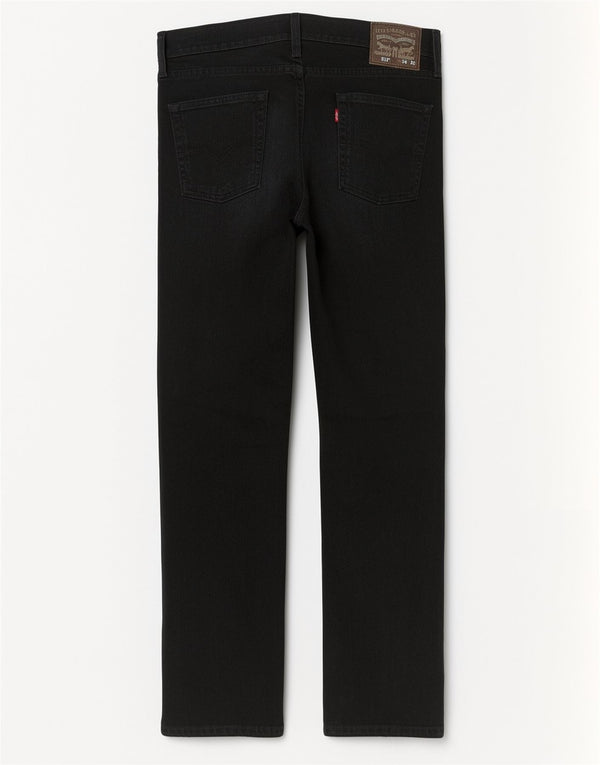 Calça Jeans Levis Masculina 513 Slim Fit Straight W34 L30 Algodão Preto