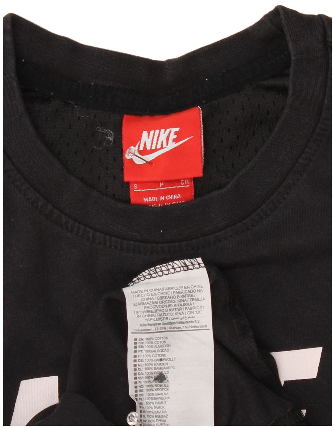 Camiseta Nike Masculina Air Max Graphic Top Pequeno Algodão Preto