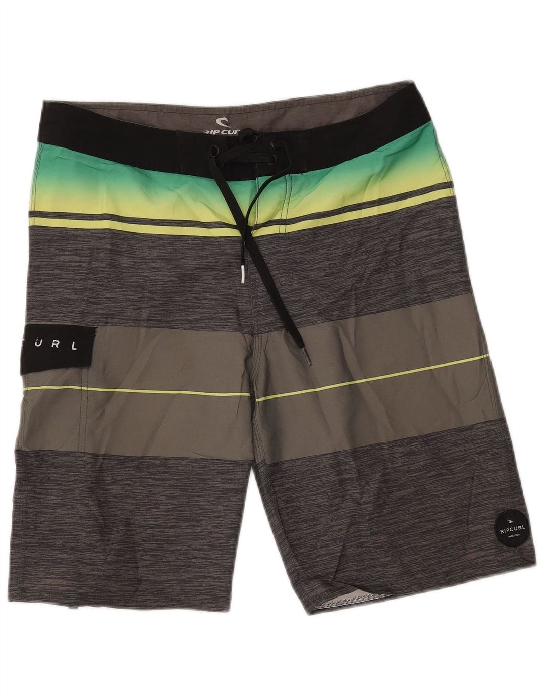 Shorts de natação masculino RIP CURL cinza médio colorblock