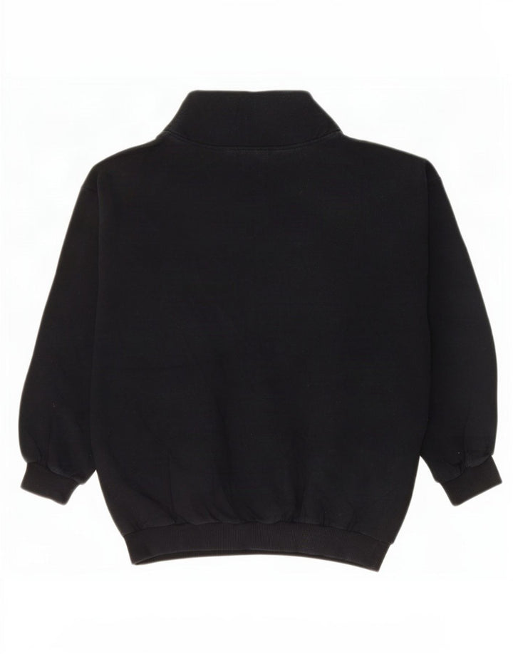 Suéter gráfico feminino Maser M EUA 8 bloco colorido preto médio