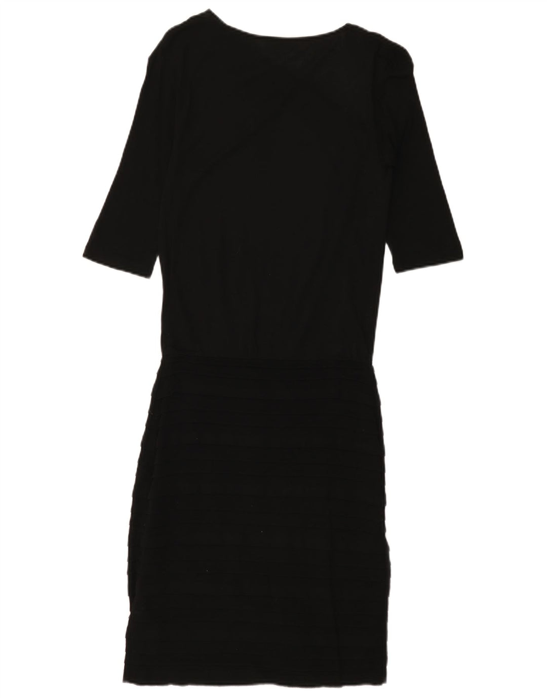 Max & Co. Vestido feminino manga 3/4 Reino Unido 8 pequeno preto