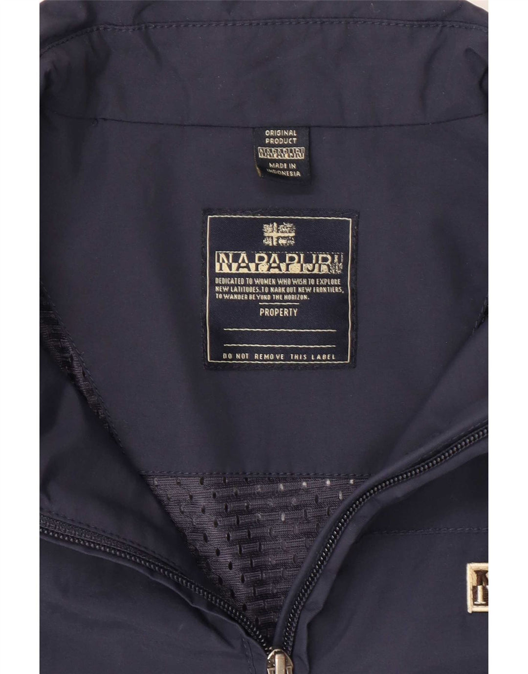 Jaqueta bomber feminina Napapijri UK 14 grande azul marinho